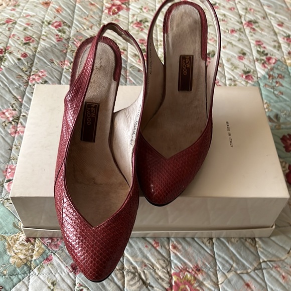 Snake skin pumps - Picture 6 of 7